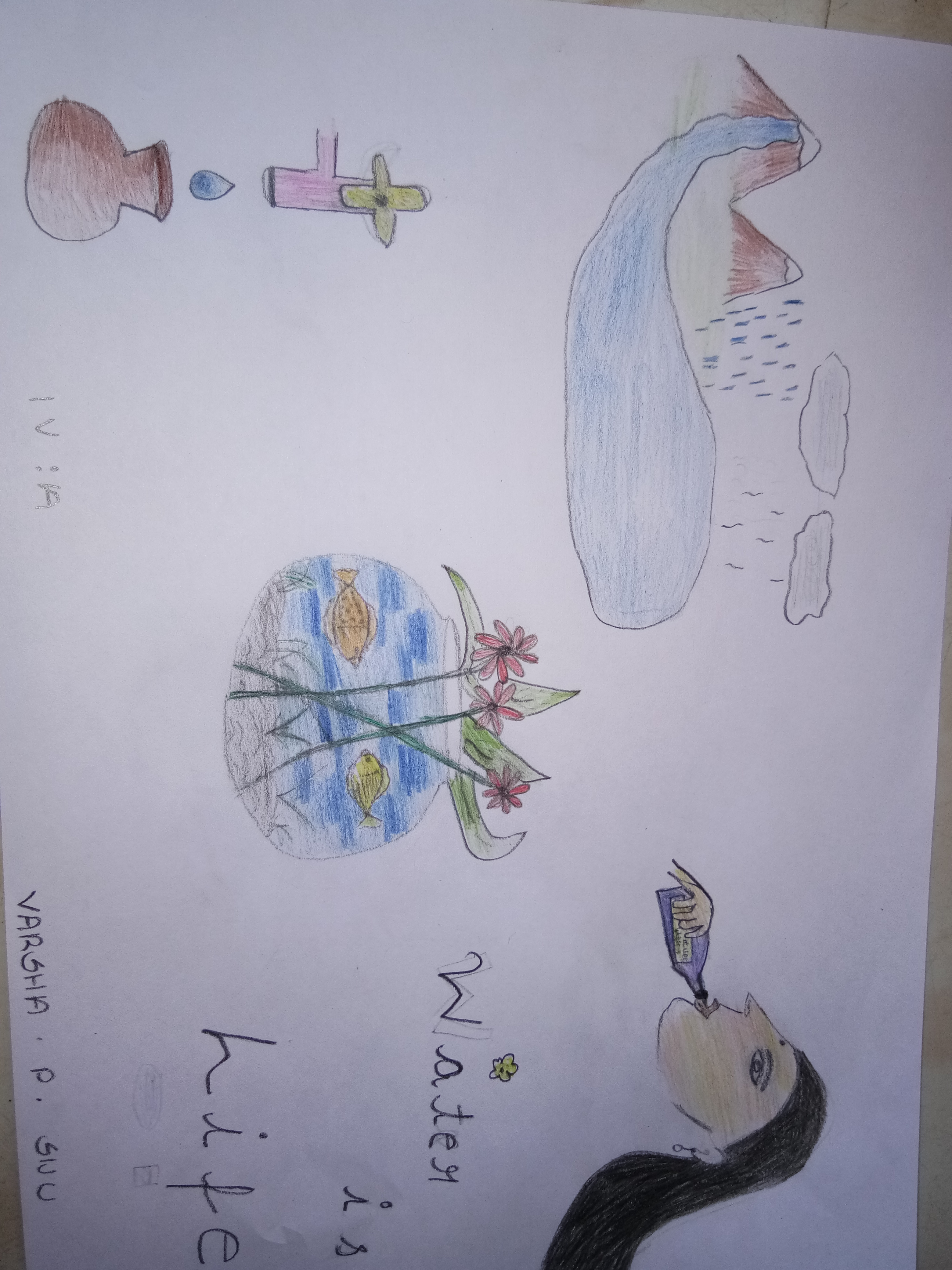 Varsha p siju creative work