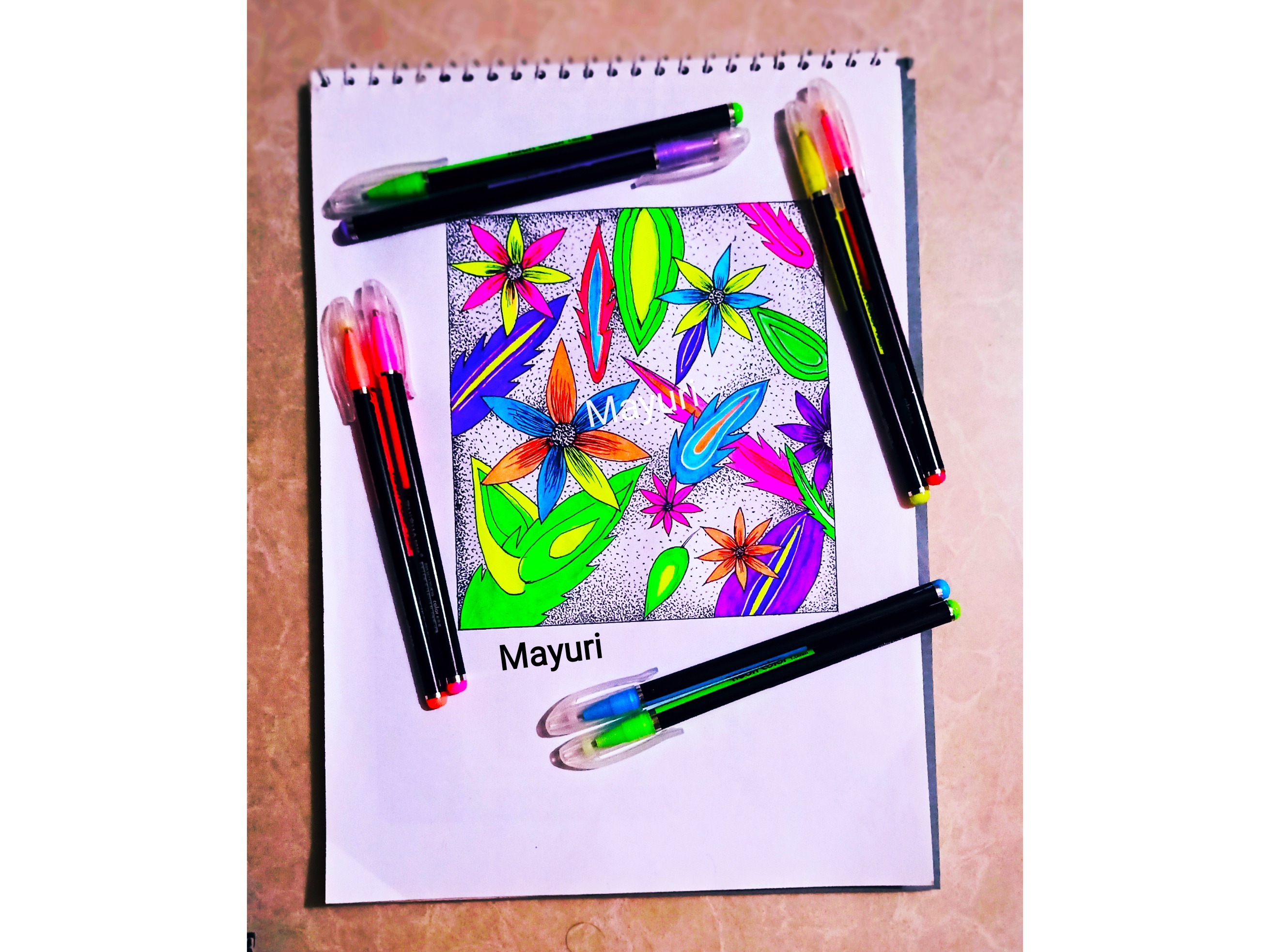 Mayuri Bhanushali creative work