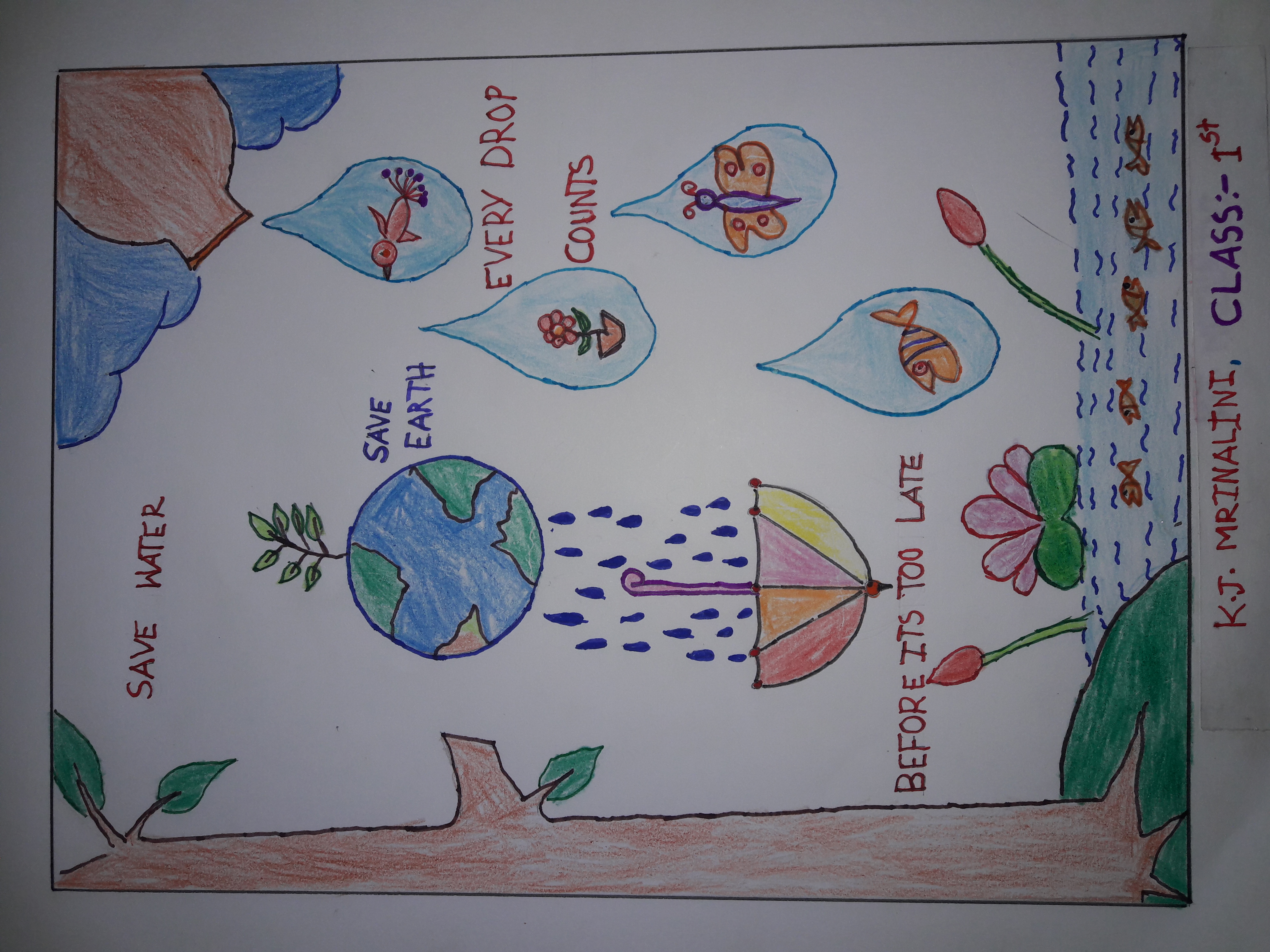 K J Mrinalini creative work