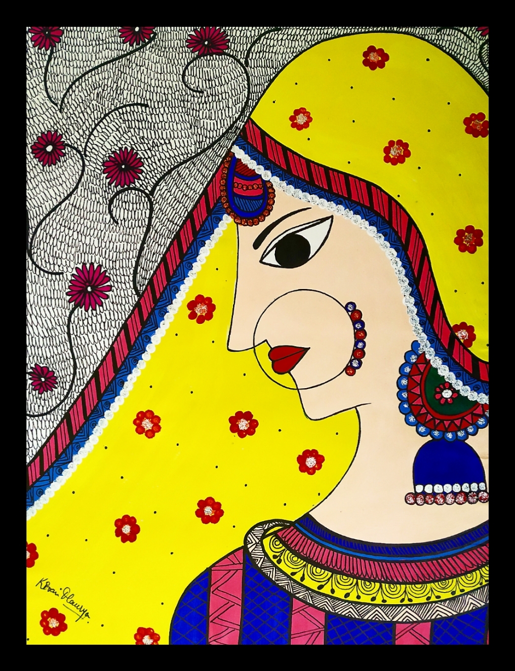 Kiran Maurya creative work