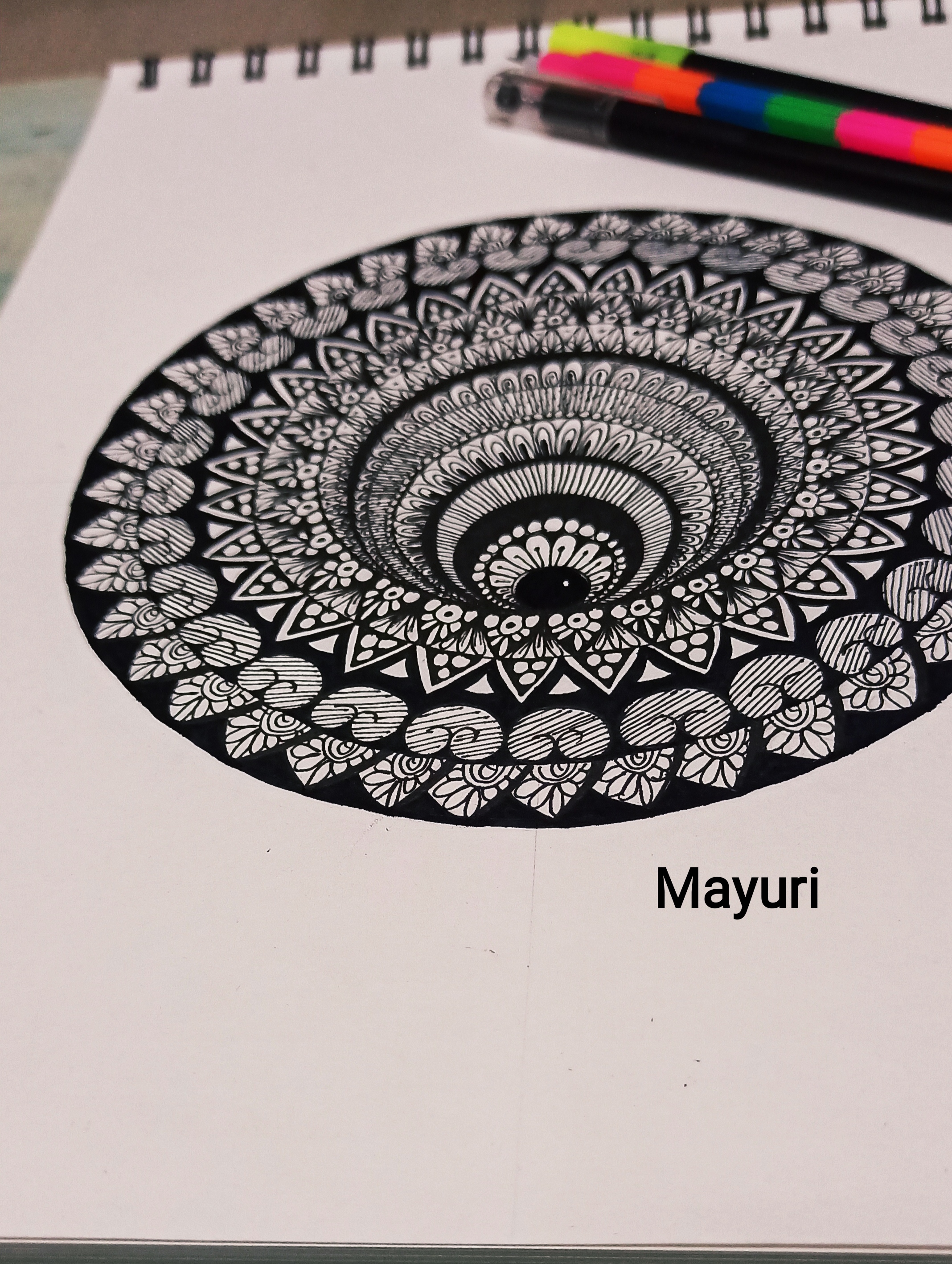 Mayuri Bhanushali creative work